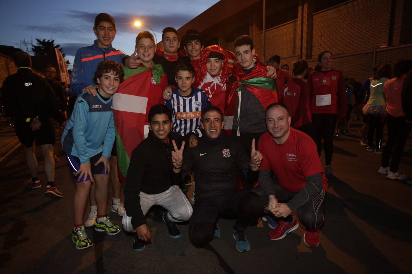 Calentamiento para la San Silvestre de Vitoria 2015