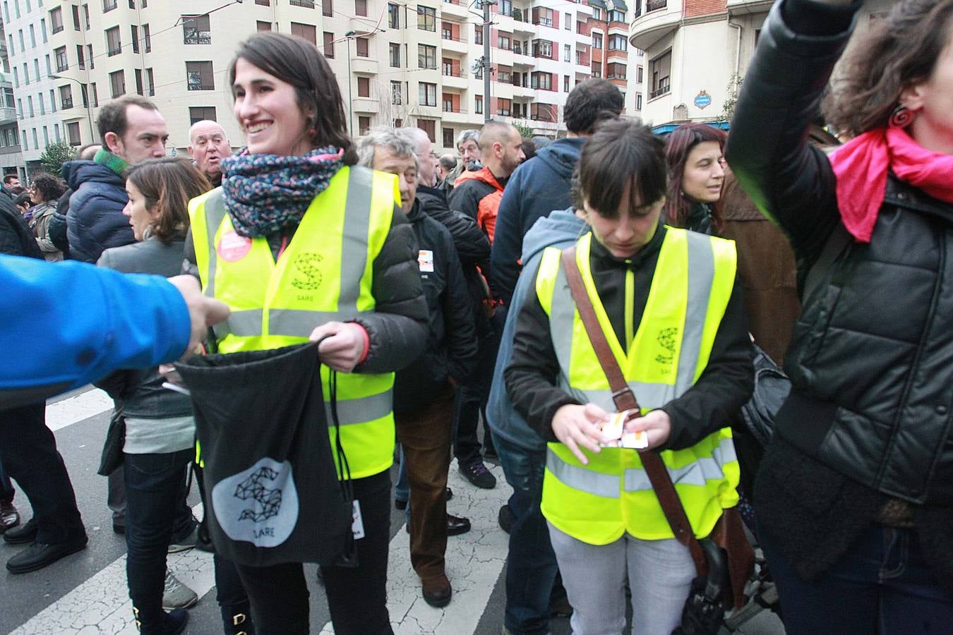 Manifestación a favor de los presos de ETA en Bilbao