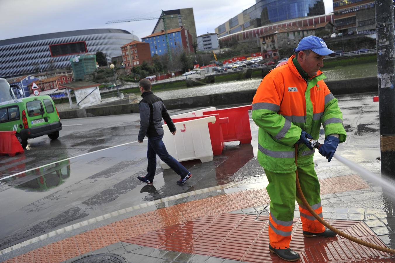 El puente de Gehry ya es la única vía de acceso a Zorrozaurre