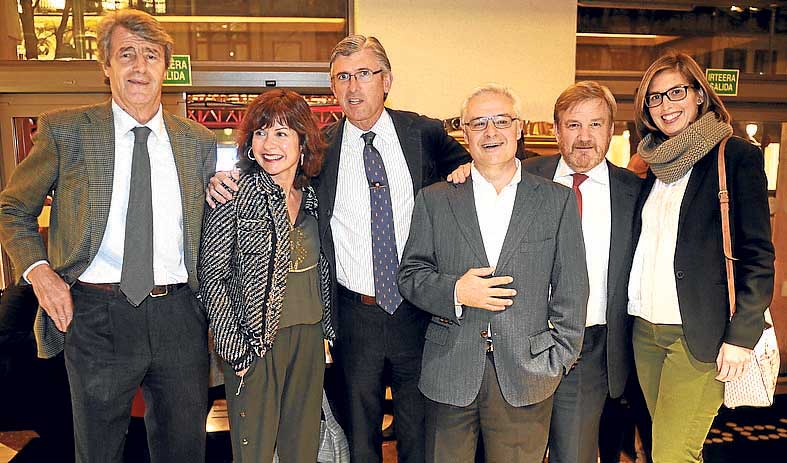 Jorge Barrie, María Goti, Igor del Busto, Gonzalo Márquez, Ramón Sirés y Ana Epalza.