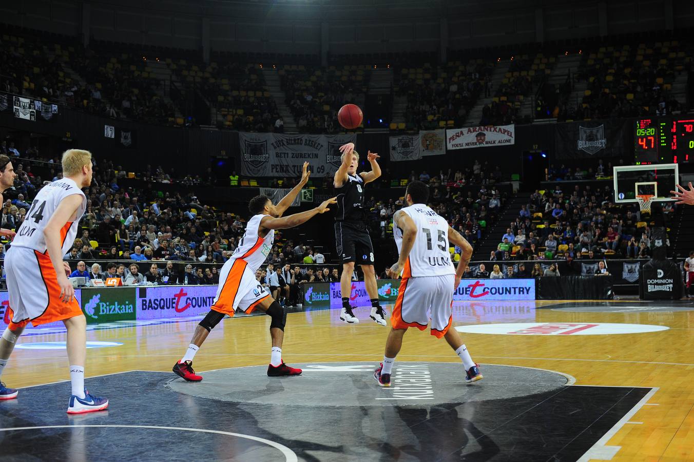 Las mejores imágenes del partido Dominion Bilbao-Ratiopharm Ulm