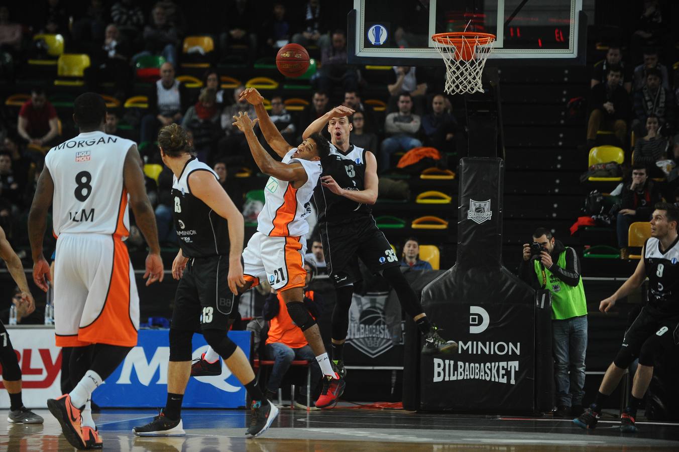 Las mejores imágenes del partido Dominion Bilbao-Ratiopharm Ulm