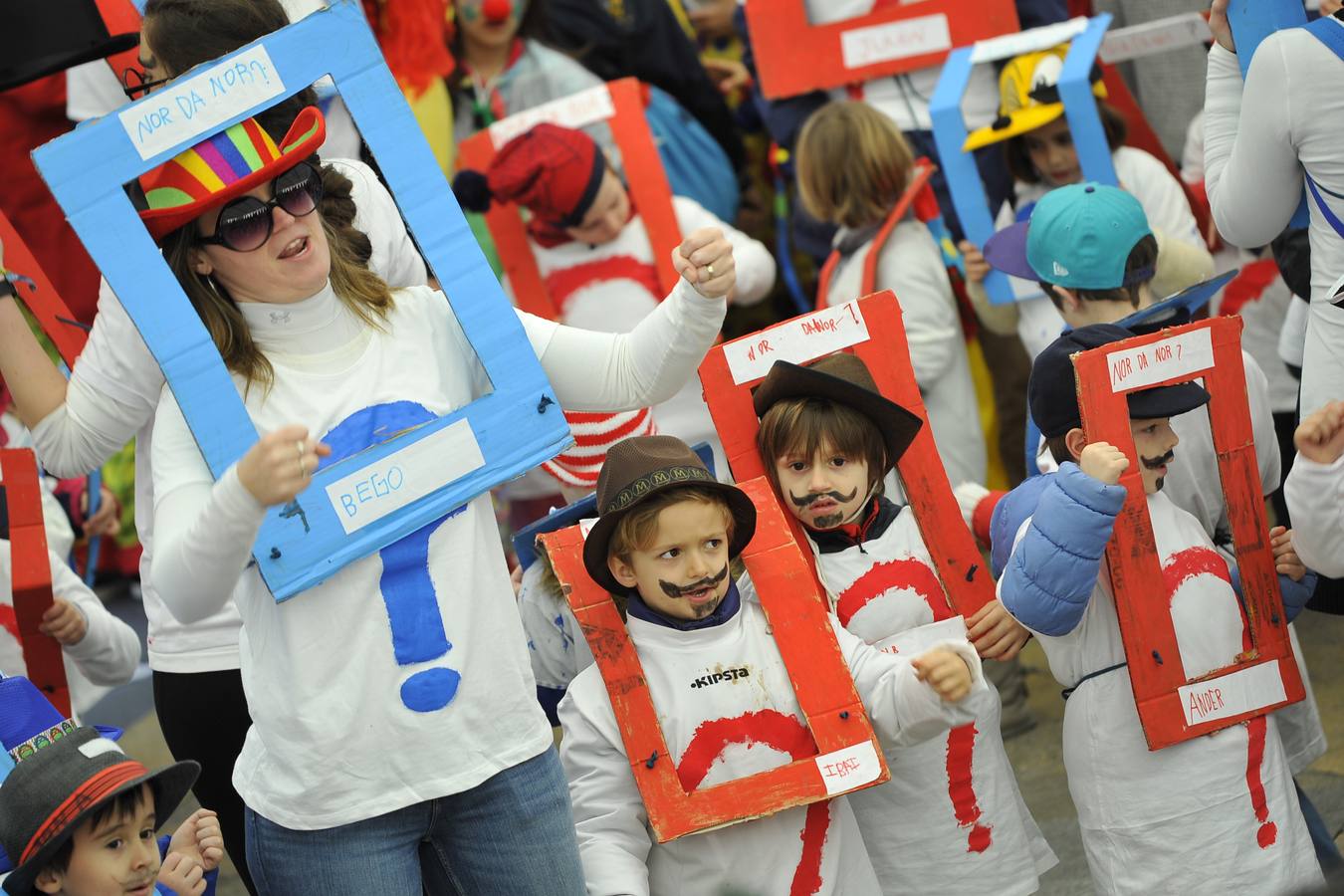 Los niños se apoderan del Carnaval en Bilbao