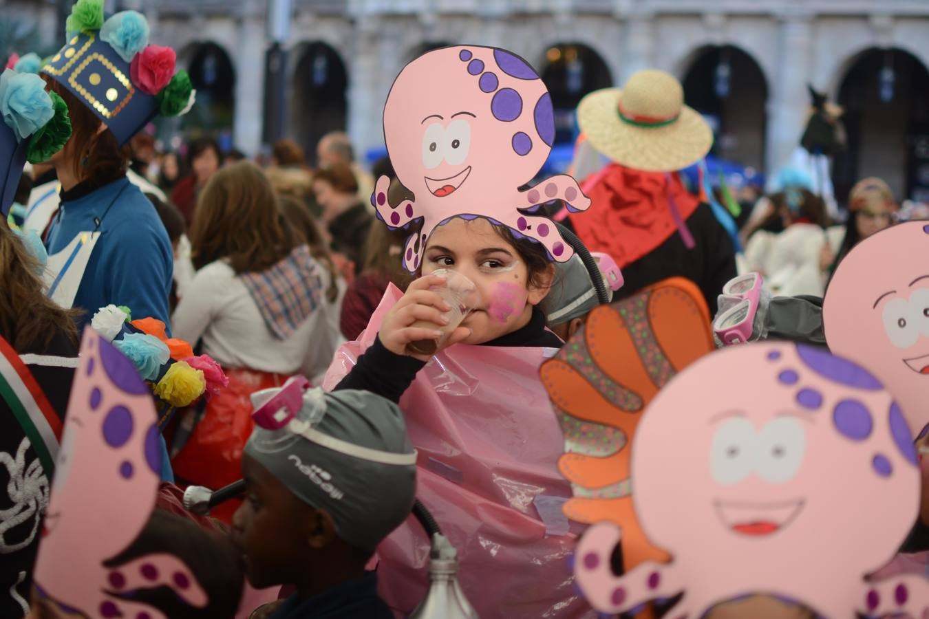 Los niños se apoderan del Carnaval en Bilbao
