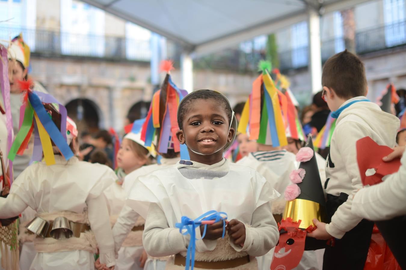Los niños se apoderan del Carnaval en Bilbao