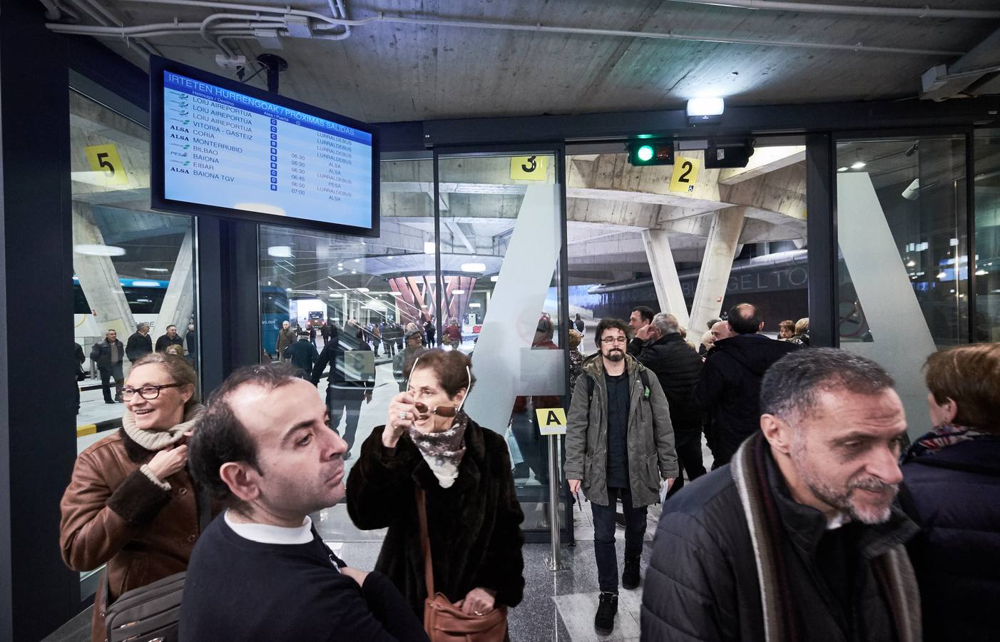 San Sebastián estrena la estación de autobuses de Atotxa