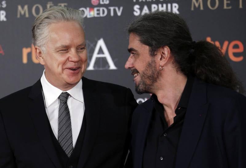 El actor Tim Robbins y el director Fernando León de Aranoa