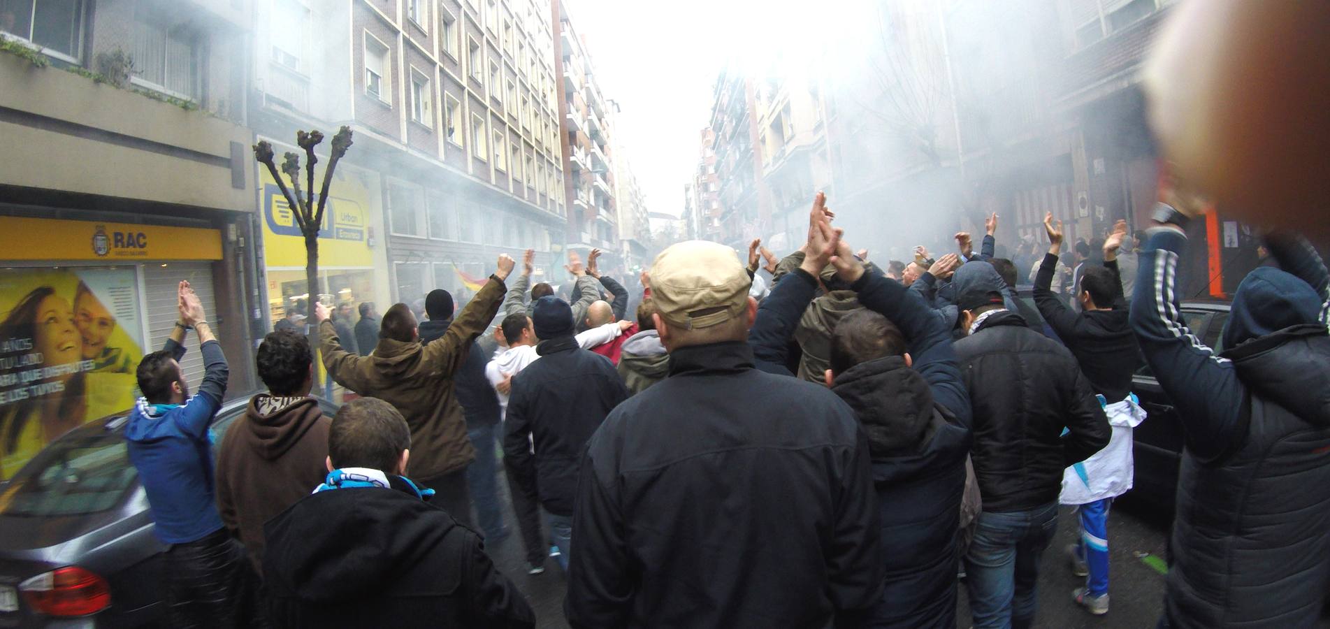 Cinco detenidos en la batalla campal entre los hinchas del Marsella y el Athletic