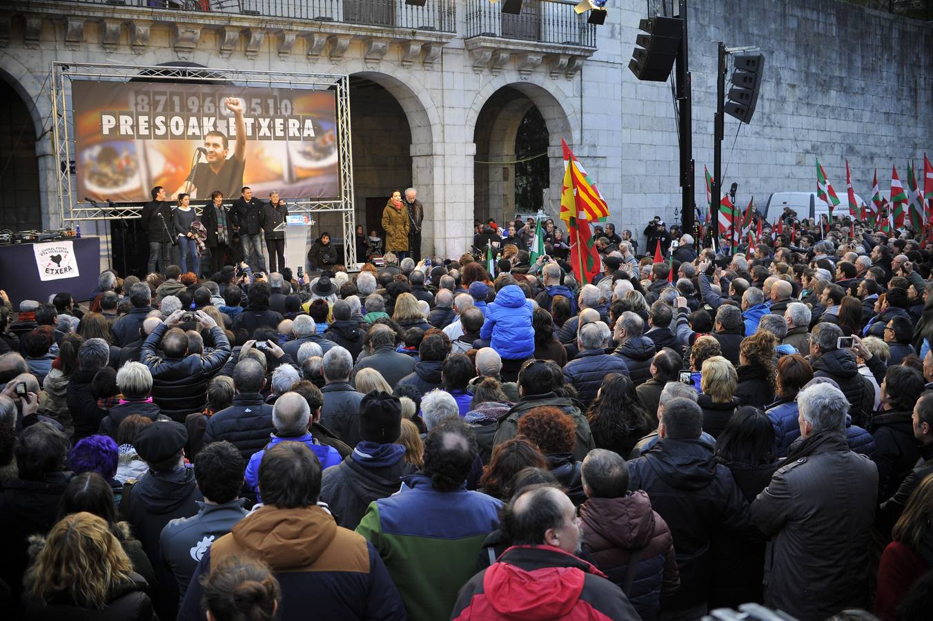 Homenaje a Otegi en Elgoibar