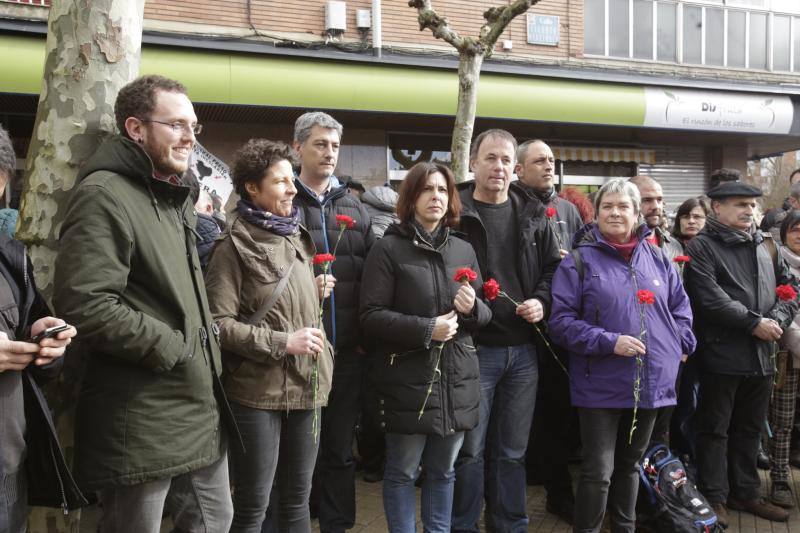 Homenaje a las víctimas del Tres de Marzo en Zaramaga
