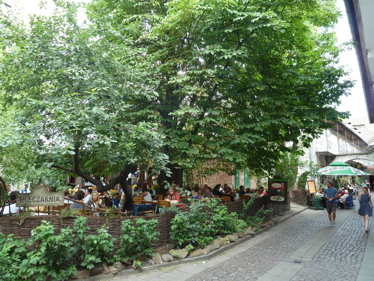 Terrazas en Kazimierz.