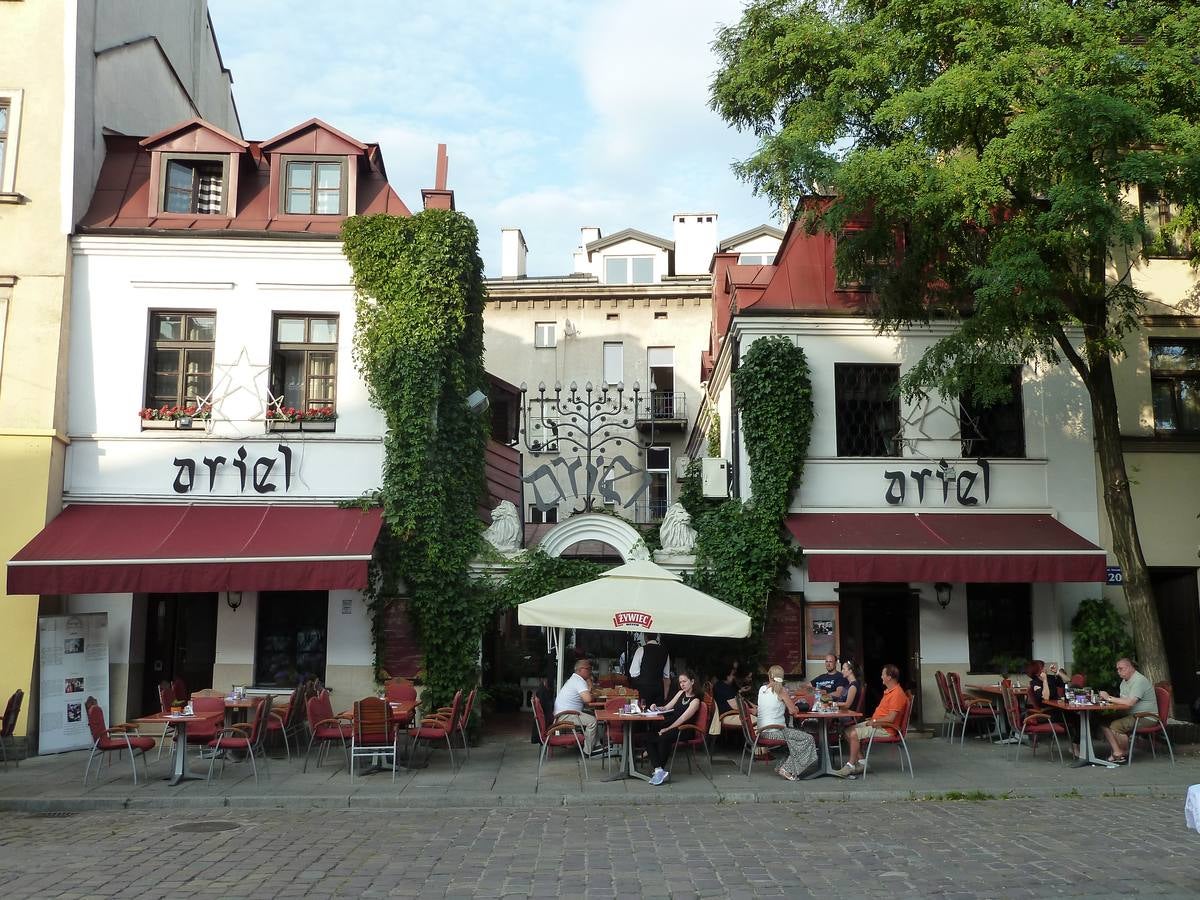 Restaurante típico en Kazimierz.