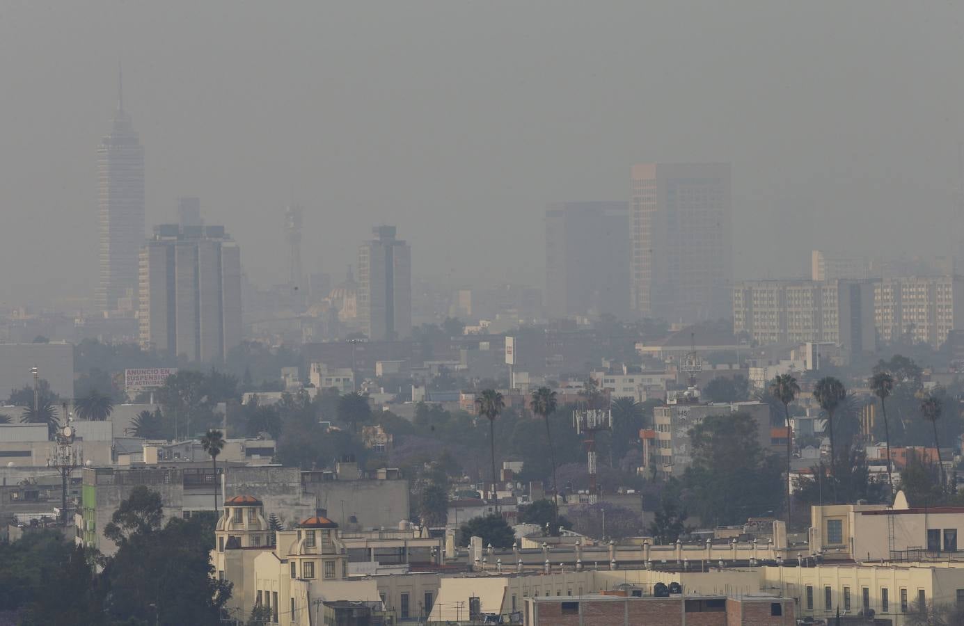 México se ahoga en medio del humo