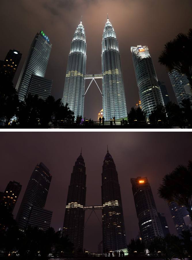 Las Torres Petronas en Kuala Lumpur. 