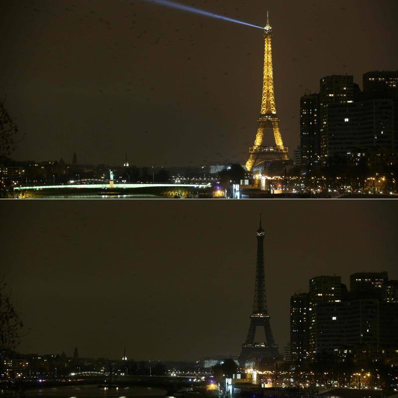 La Torre Eiffel en París. 