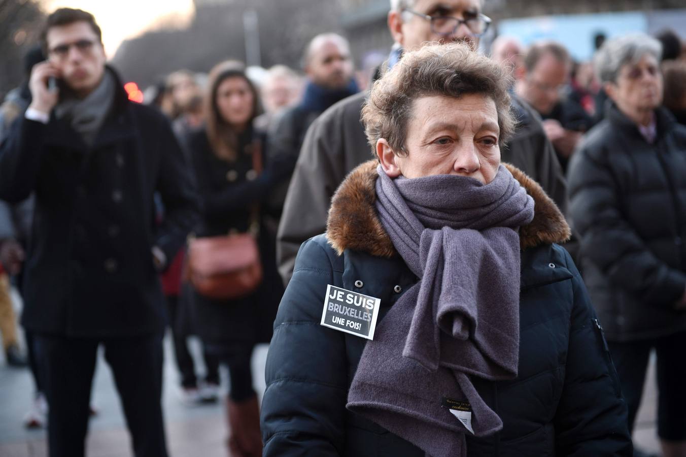 Actos en Bruselas en repulsa por los atentados