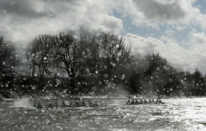 Tradicional regata entre Oxford y Cambridge