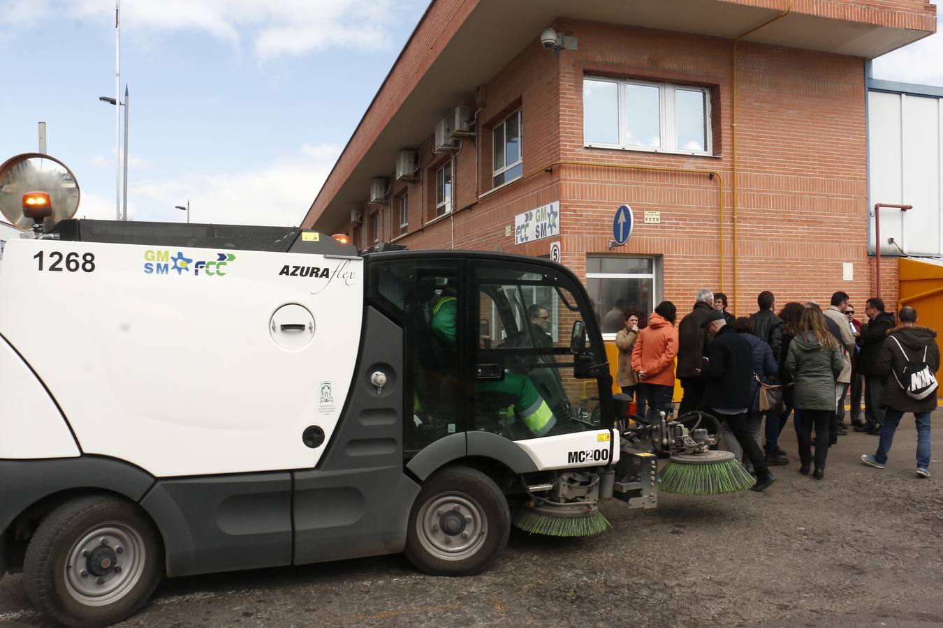 Vista a las instalaciones de FCC de Aguirrelanda