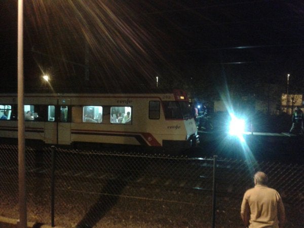 Varios heridos leves al colisionar un tren de pasajeros con un mercancías en Hernani