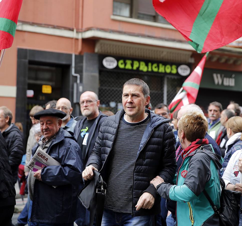 Manifestación en favor de los presos de ETA en Bilbao