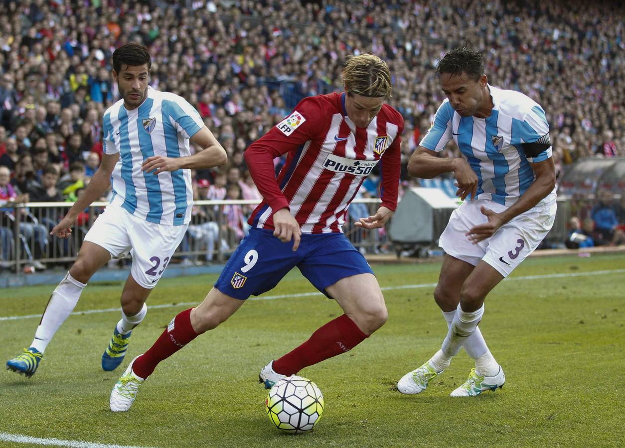 El Atlético - Málaga en imágenes