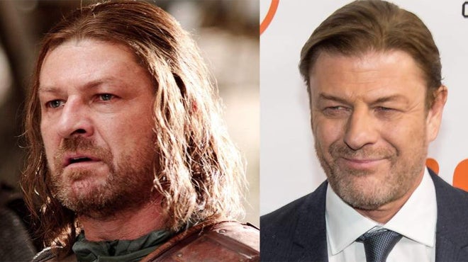 NED STARK (Sean Bean): El actor, popular por su papel en la primera entrega de 'El Señor de los Anillos', ha proseguido con su labor como actor en películas como 'The Martian' o 'Pixels'. Está muy cerca de casarse por quinta vez con su nueva prometiga, Ashley Moore.