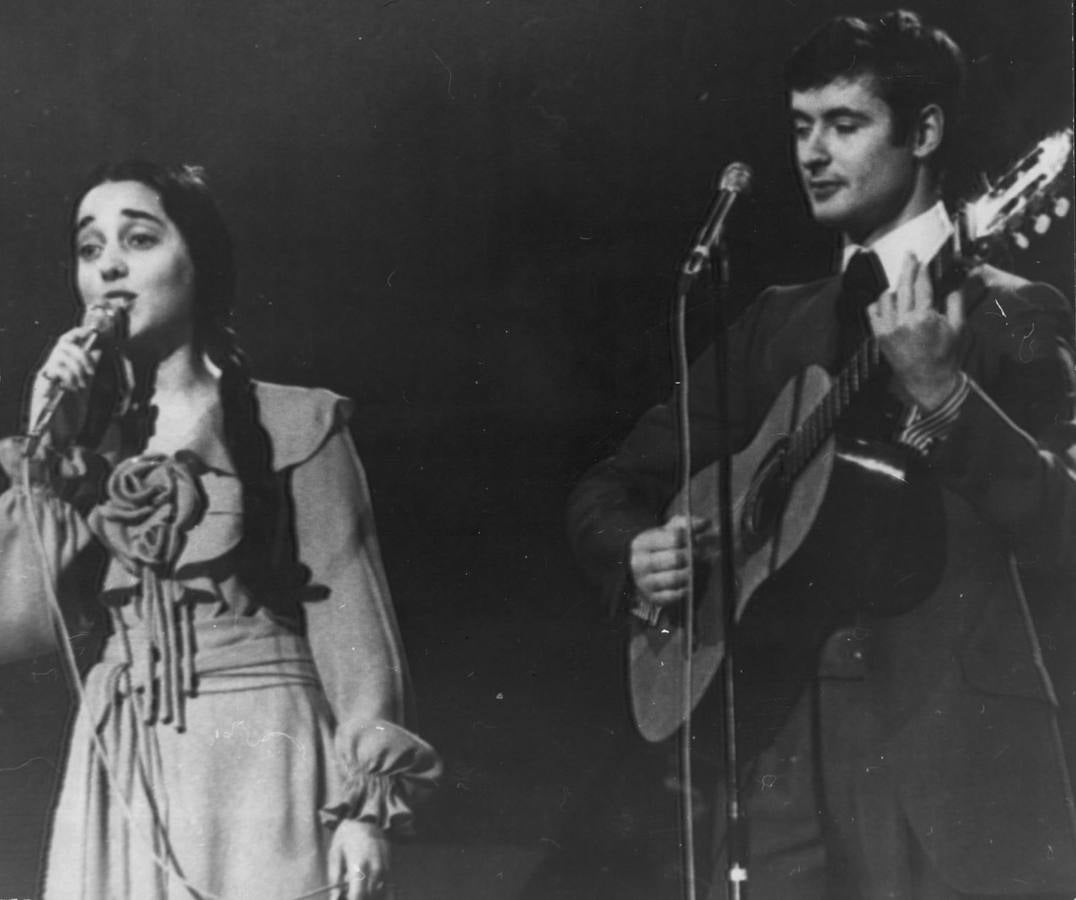 Sergio y Estíbaliz (1975). Llevaron 'Tú volverás’, del mismo autor de 'Eres tú', pero ellos quedaron décimos.