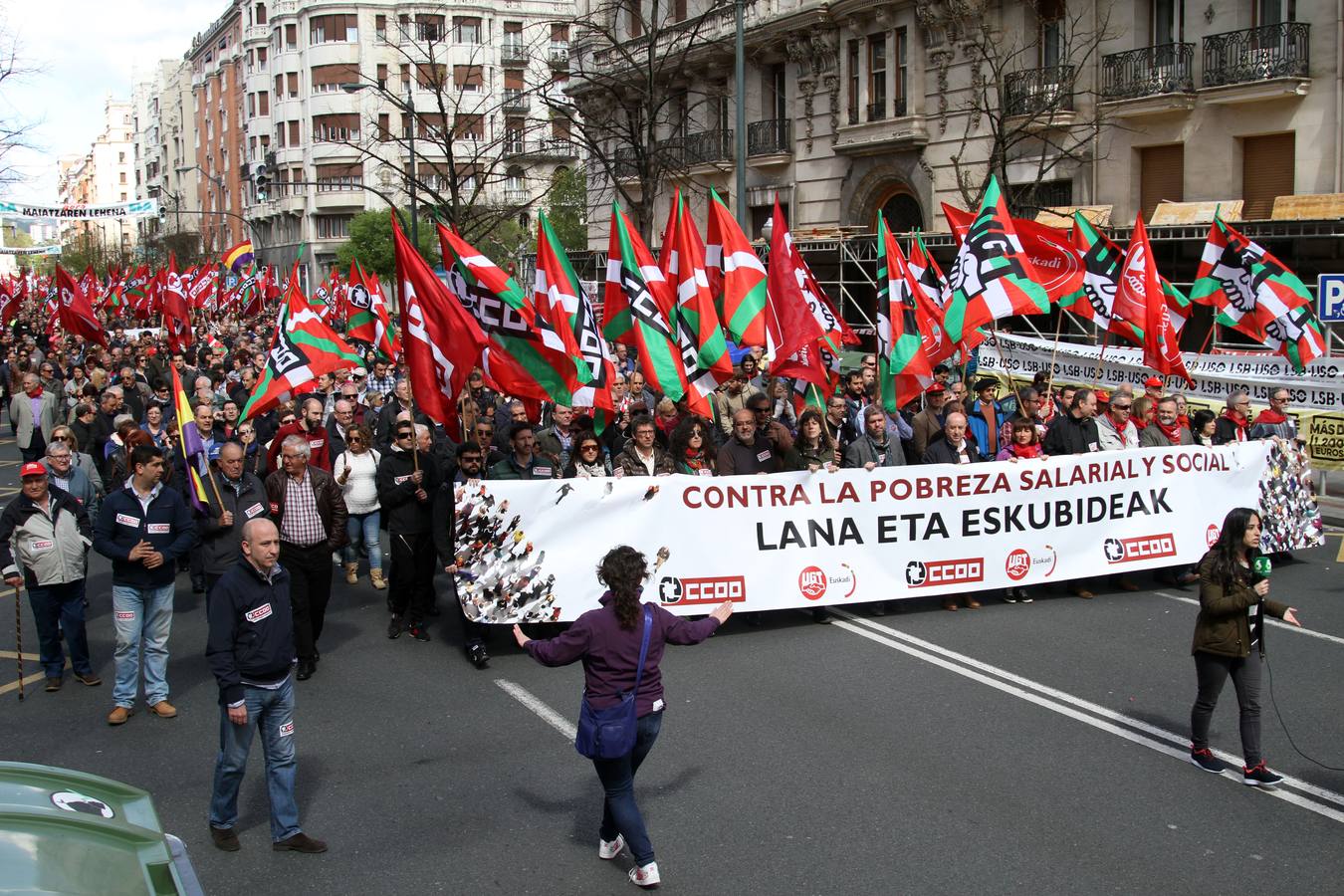 Los sindicatos vascos salen a la calle el 1 de mayo