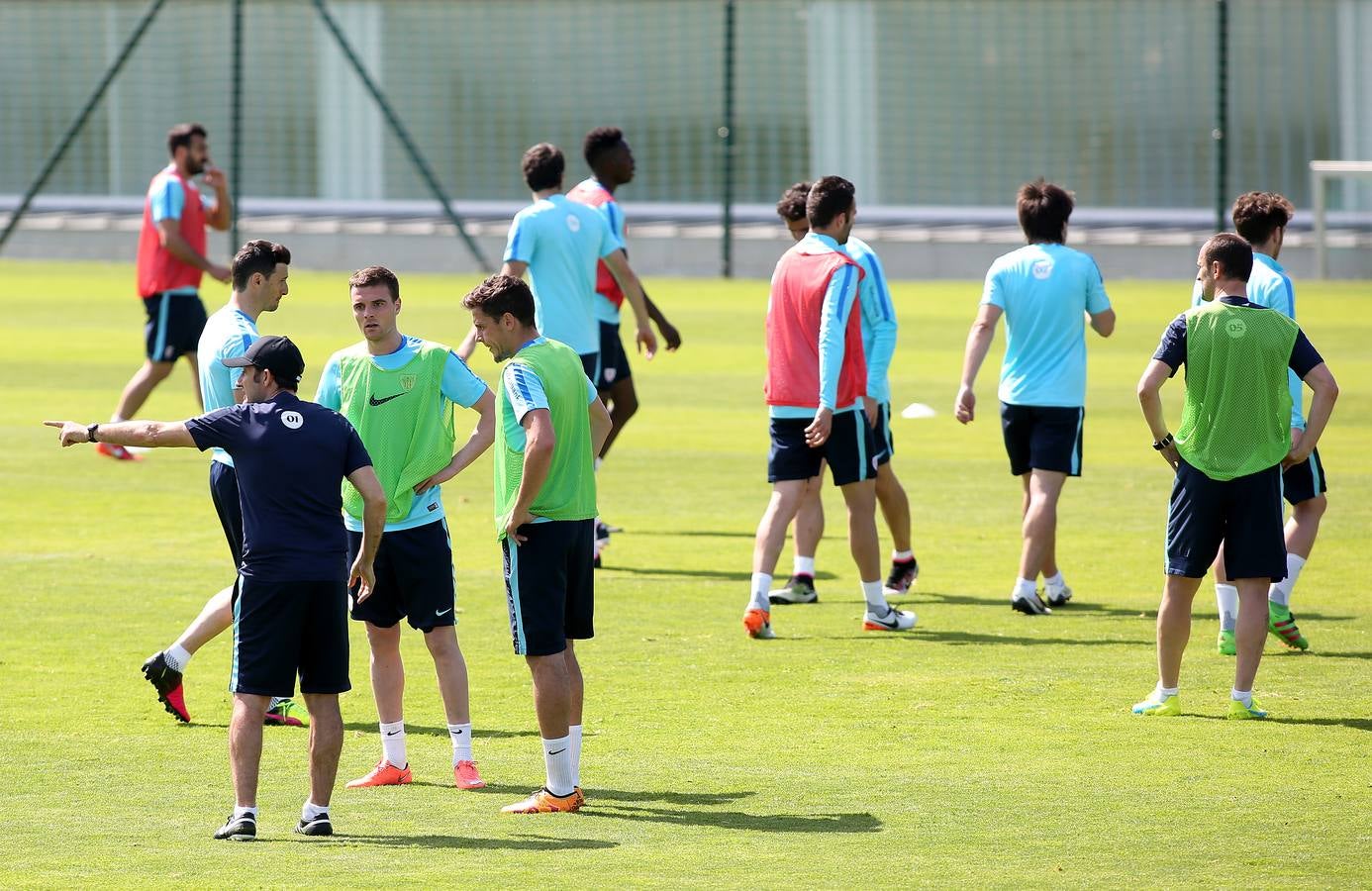 Entrenamiento del Athletic de esta mañana