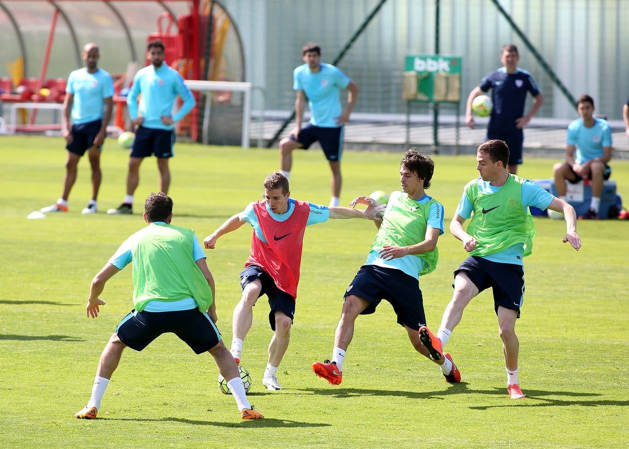 Entrenamiento del Athletic de esta mañana