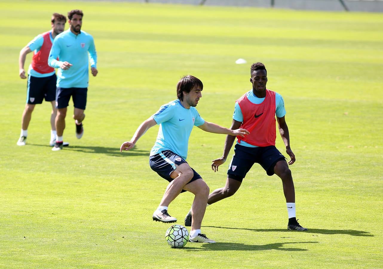 Entrenamiento del Athletic de esta mañana