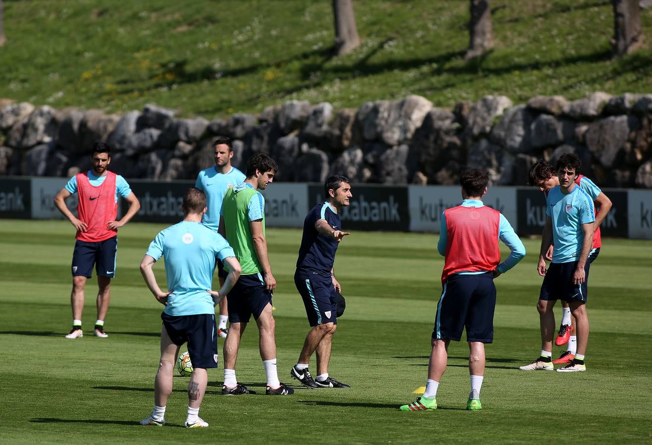 Entrenamiento del Athletic de esta mañana