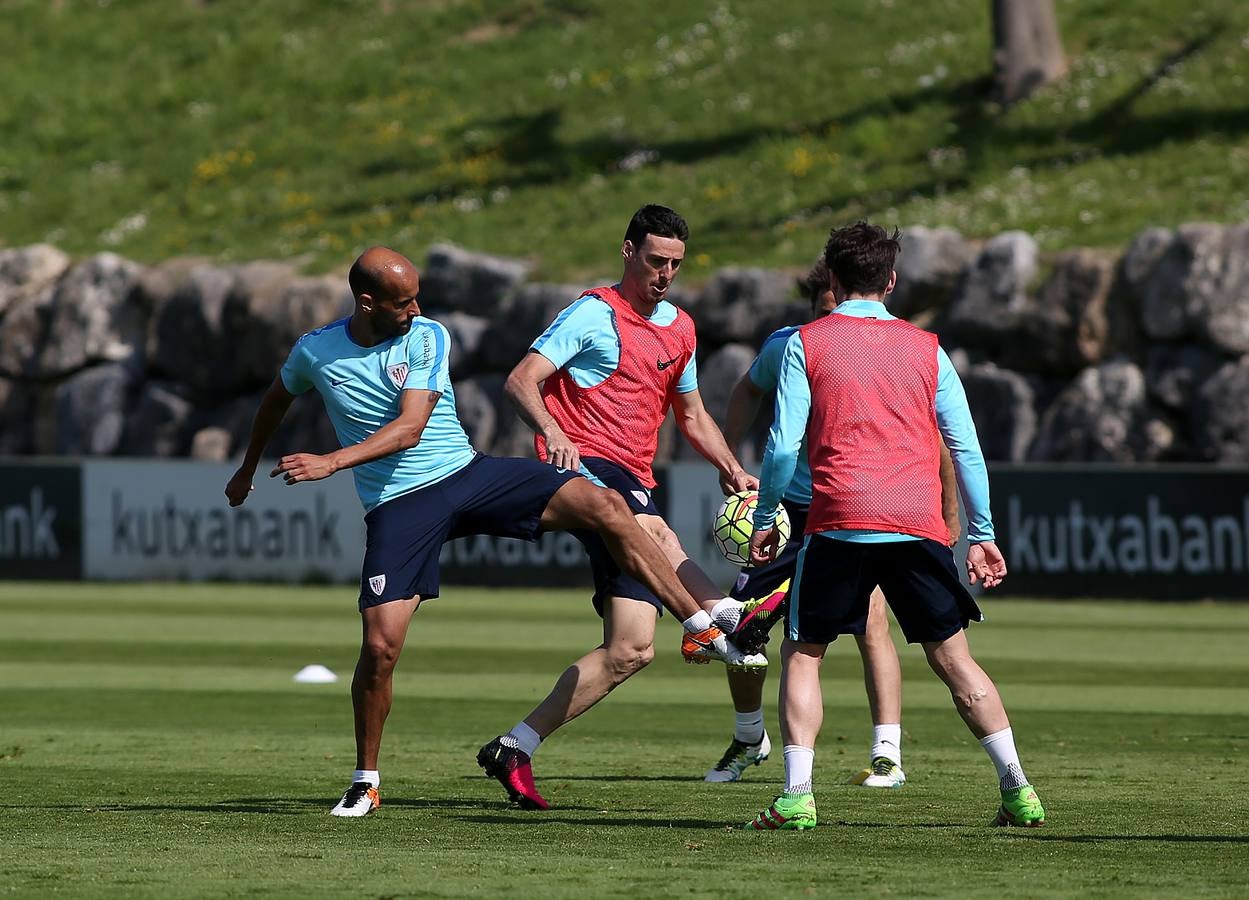 Entrenamiento del Athletic de esta mañana