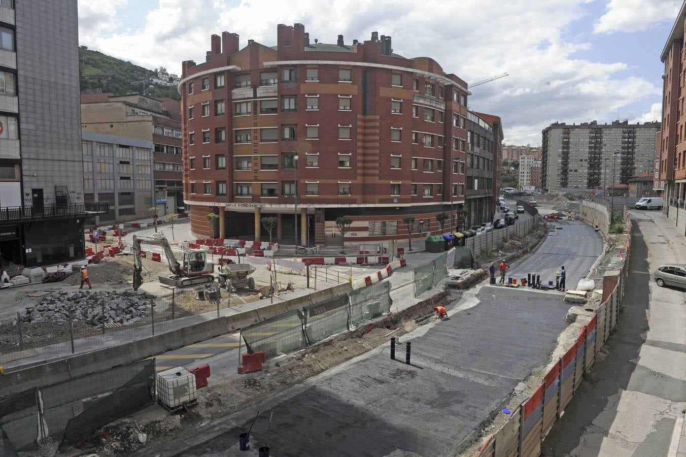 El nuevo trazado subterráneo en Irala