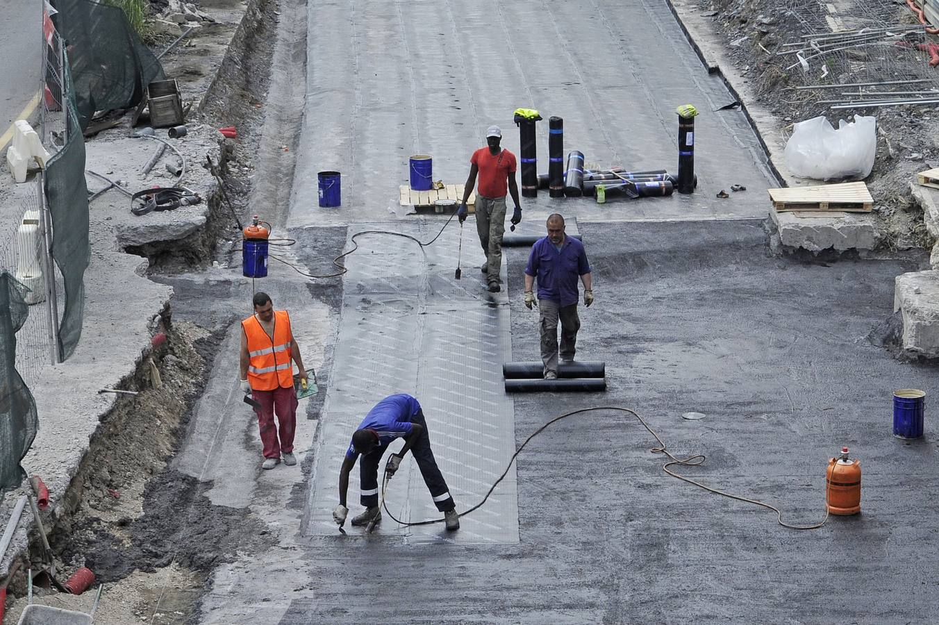El nuevo trazado subterráneo en Irala