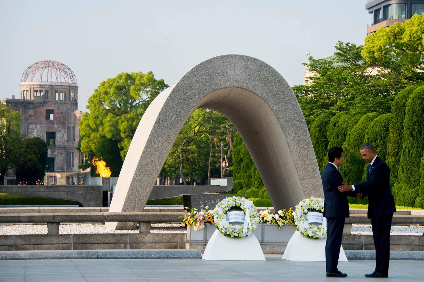 Obama llega a Hiroshima para una histórica visita