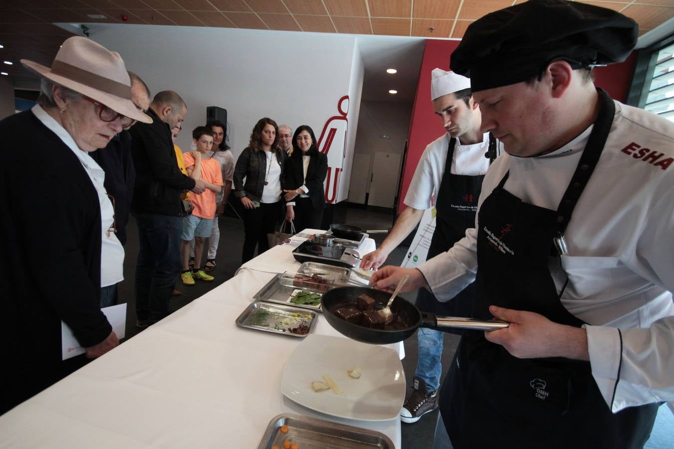 Show cooking en el mercado de La Ribera