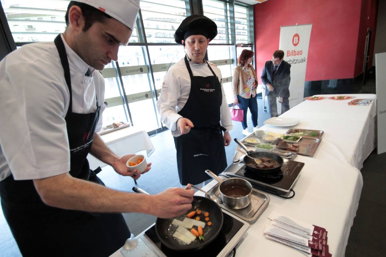 Show cooking en el mercado de La Ribera