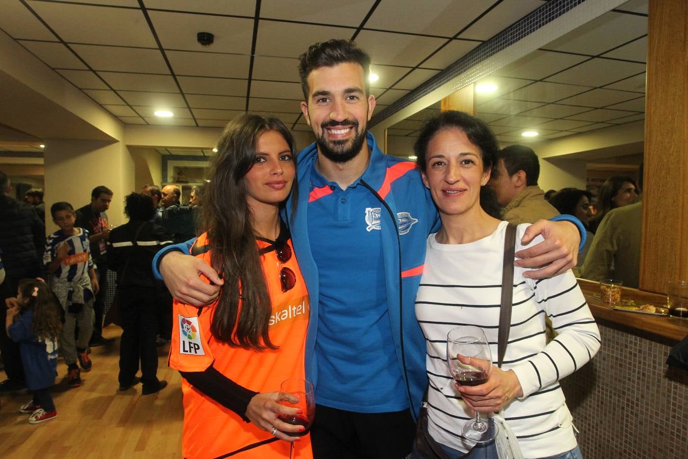 La fiesta nocturna de los jugadores del Alavés