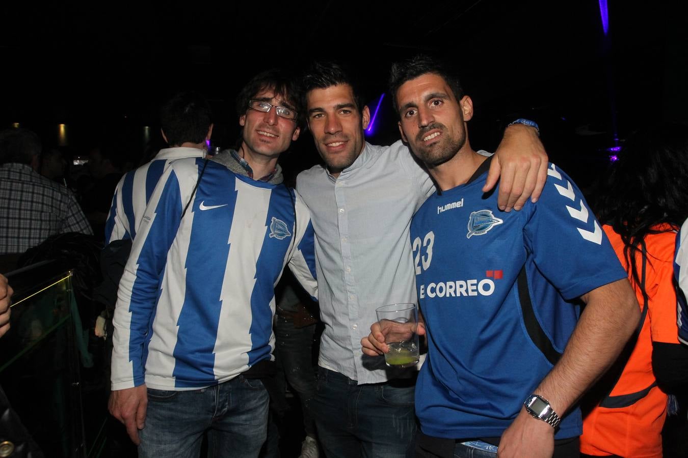 La fiesta nocturna de los jugadores del Alavés