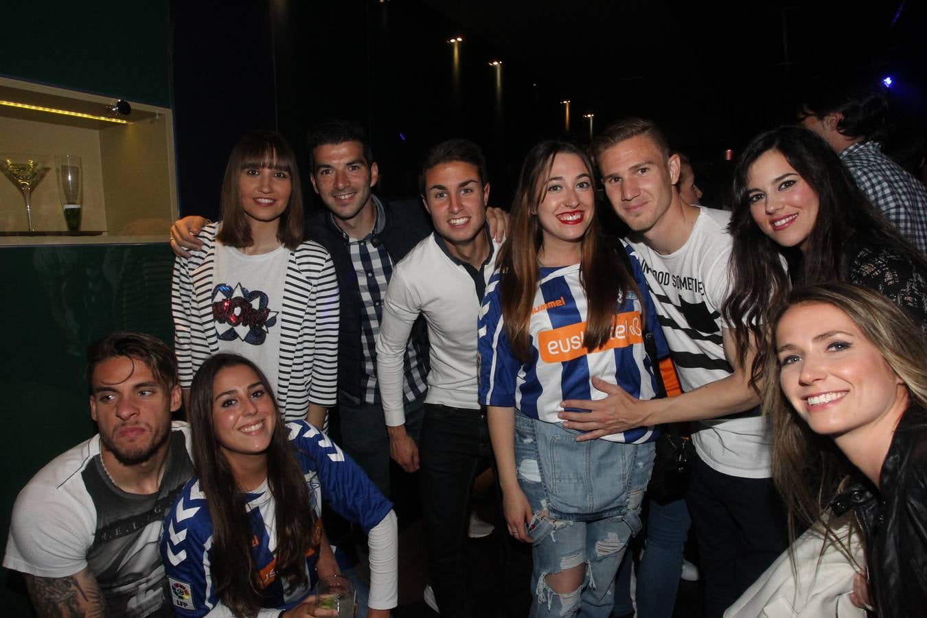 La fiesta nocturna de los jugadores del Alavés