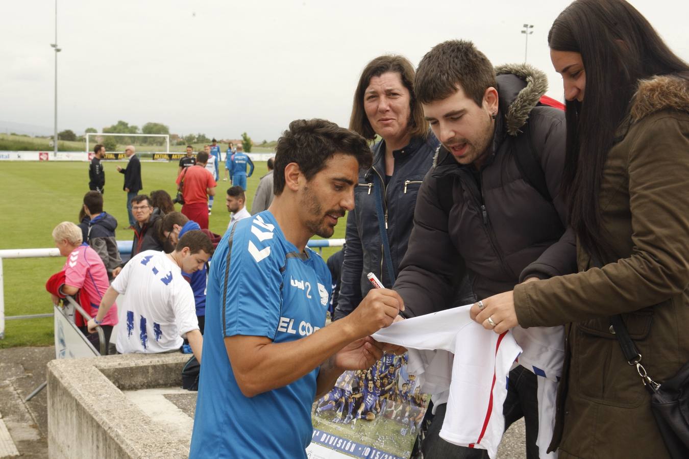 Entrenamiento del Alavés en Ibaia tras el ascenso