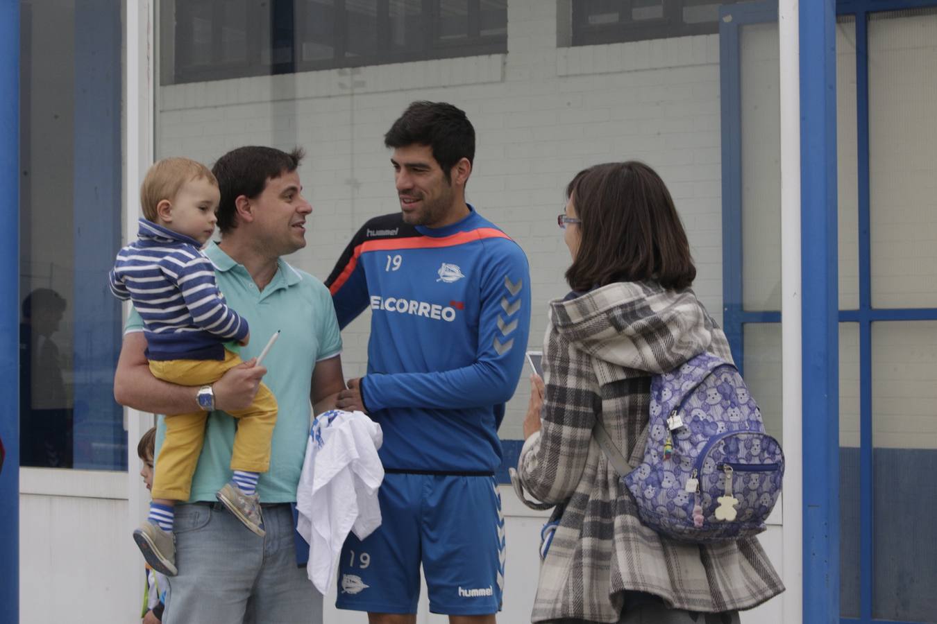 Entrenamiento del Alavés en Ibaia tras el ascenso