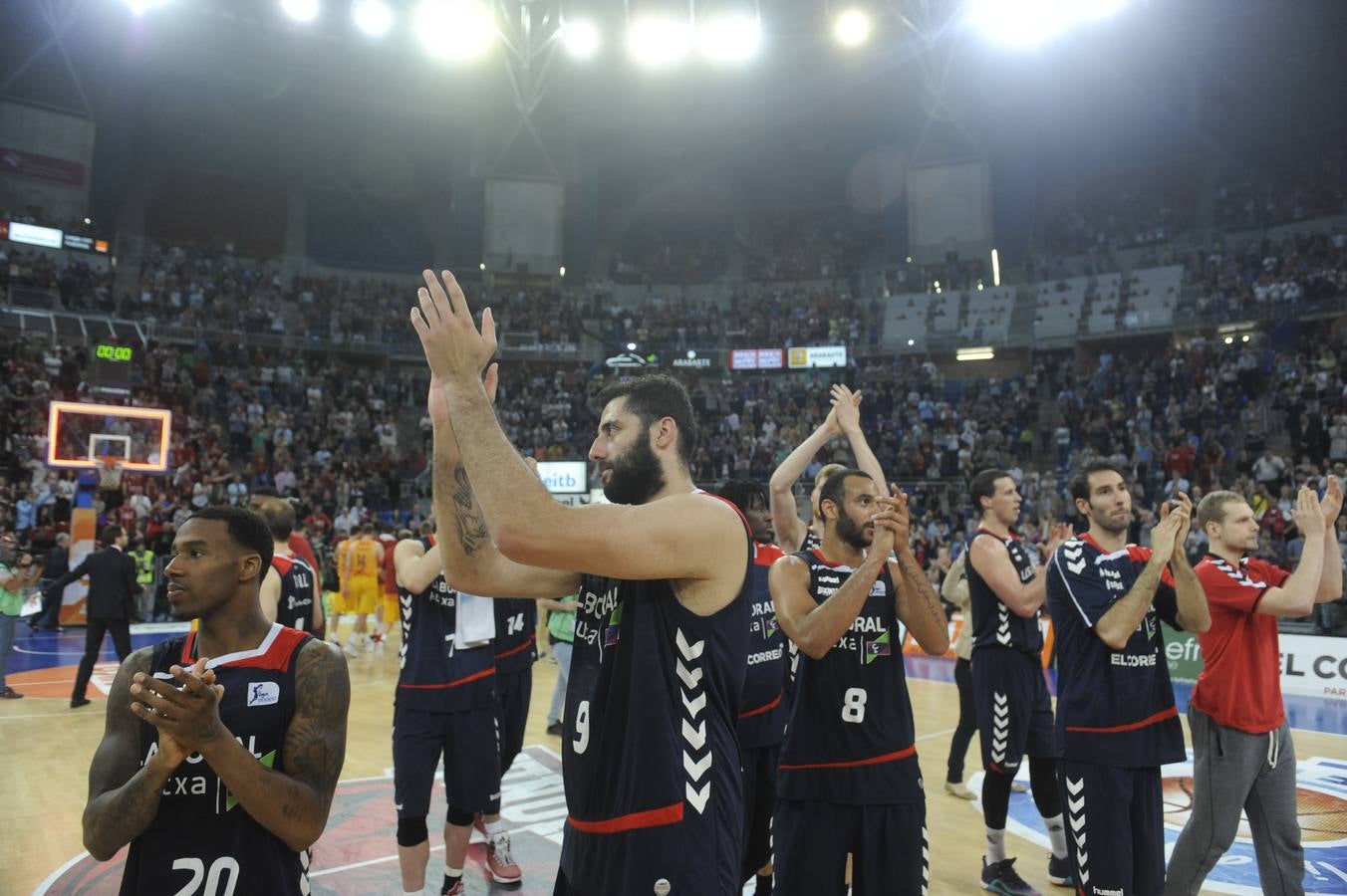 Despedida al Baskonia en el Buesa