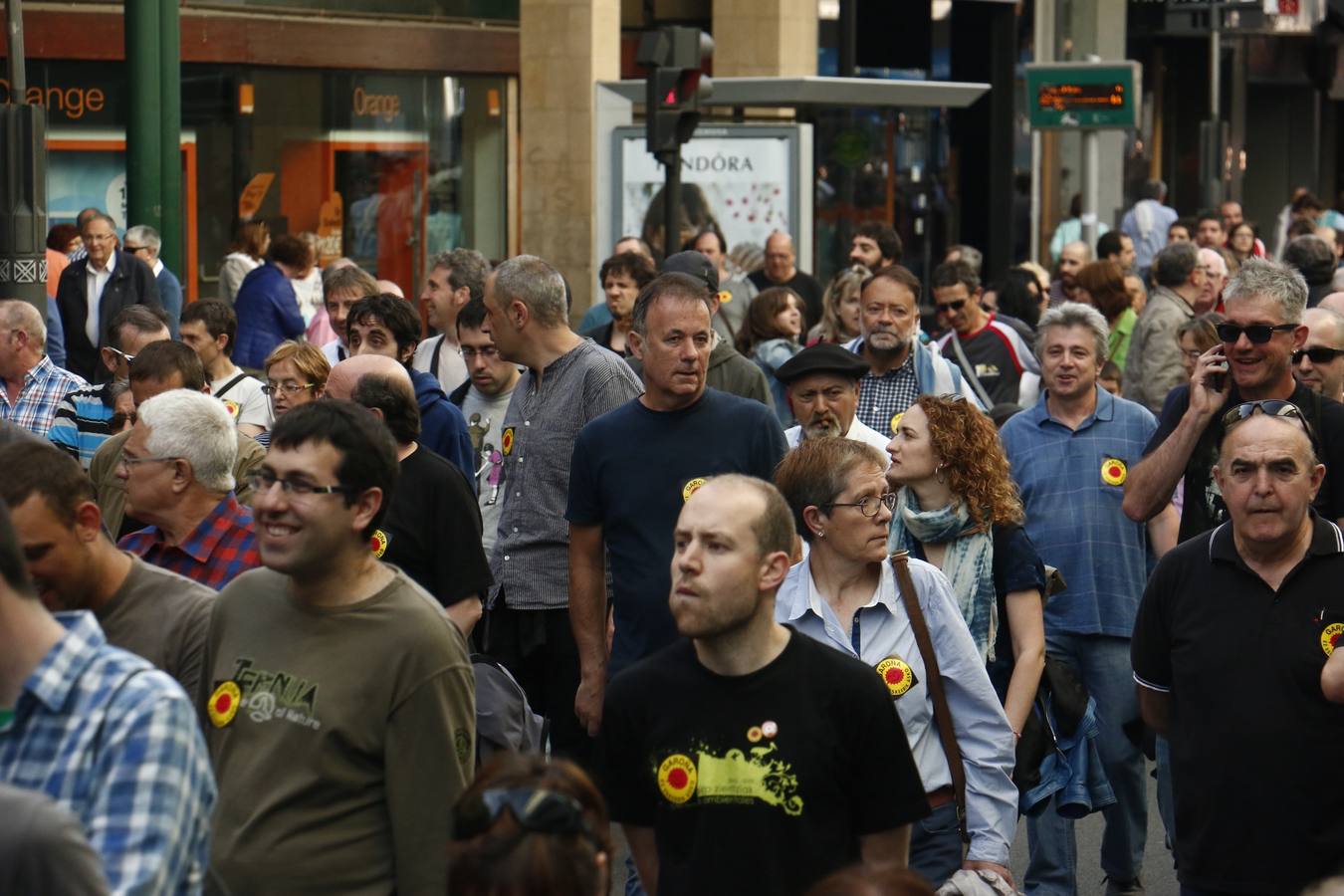 Miles de personas exigen en Vitoria el cierre definitivo de Garoña