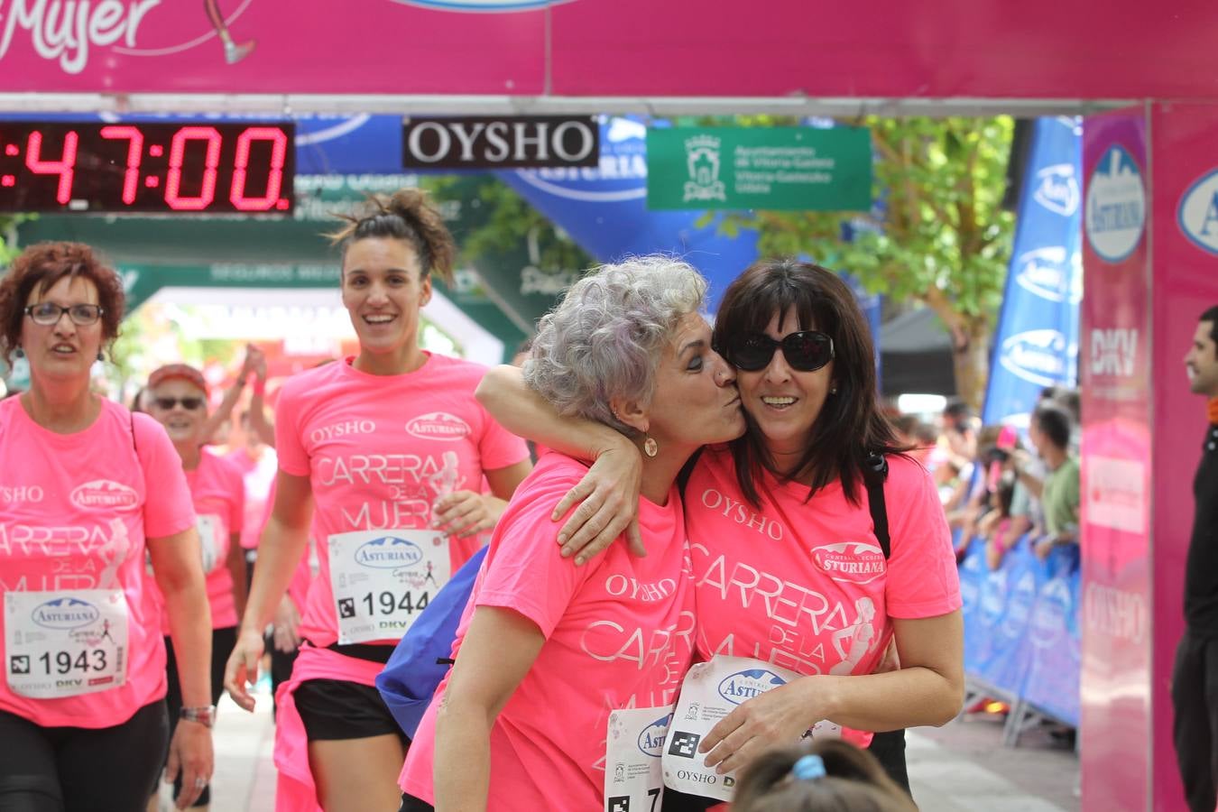 Llegada a meta de la Carrera de la Mujer