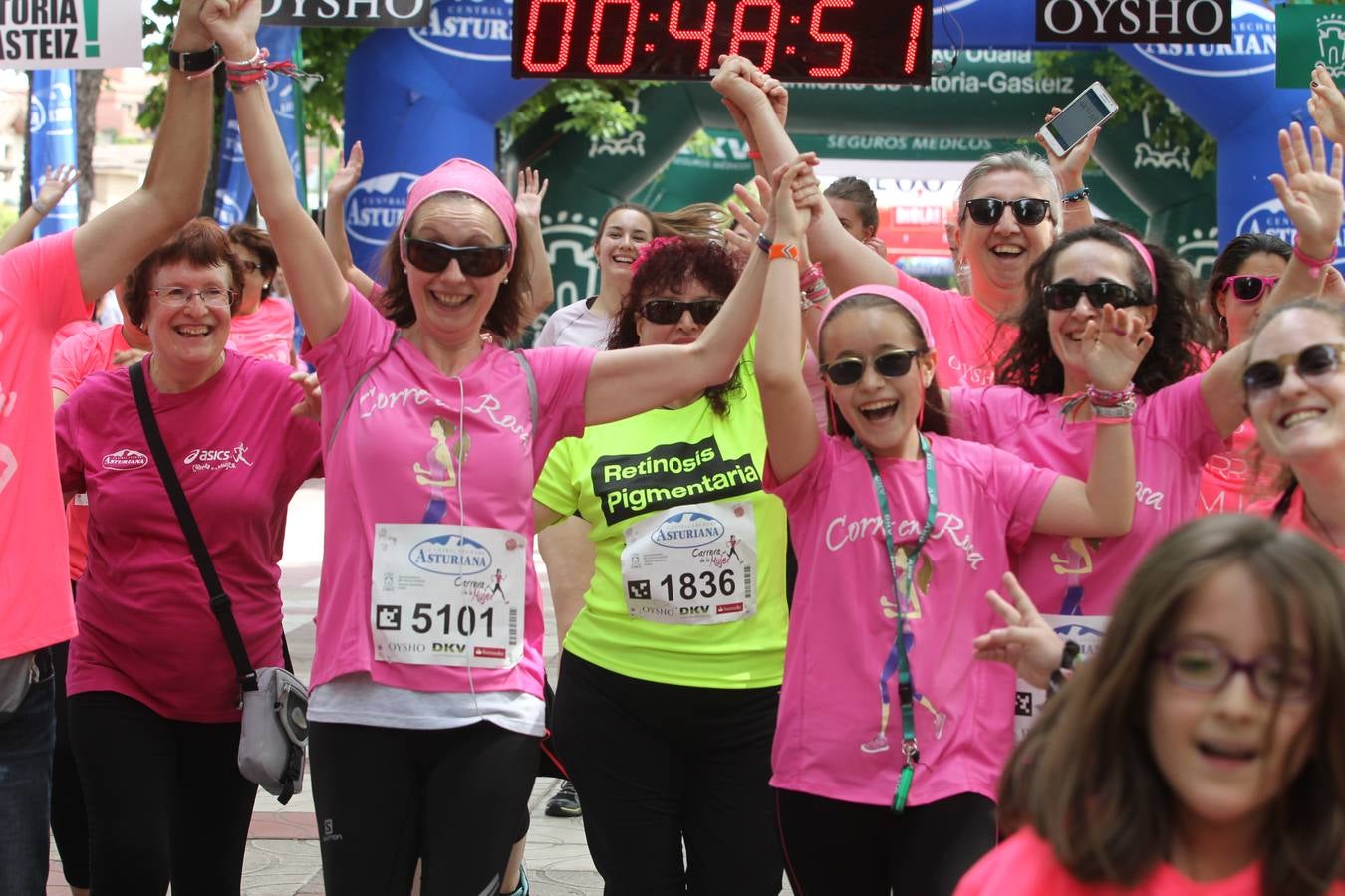 Llegada a meta de la Carrera de la Mujer