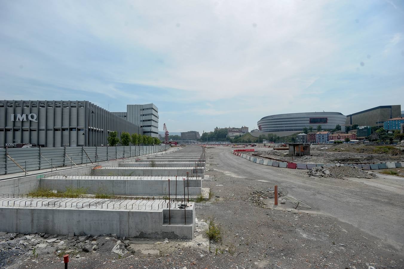 Así continúan las obras del Canal de Deusto