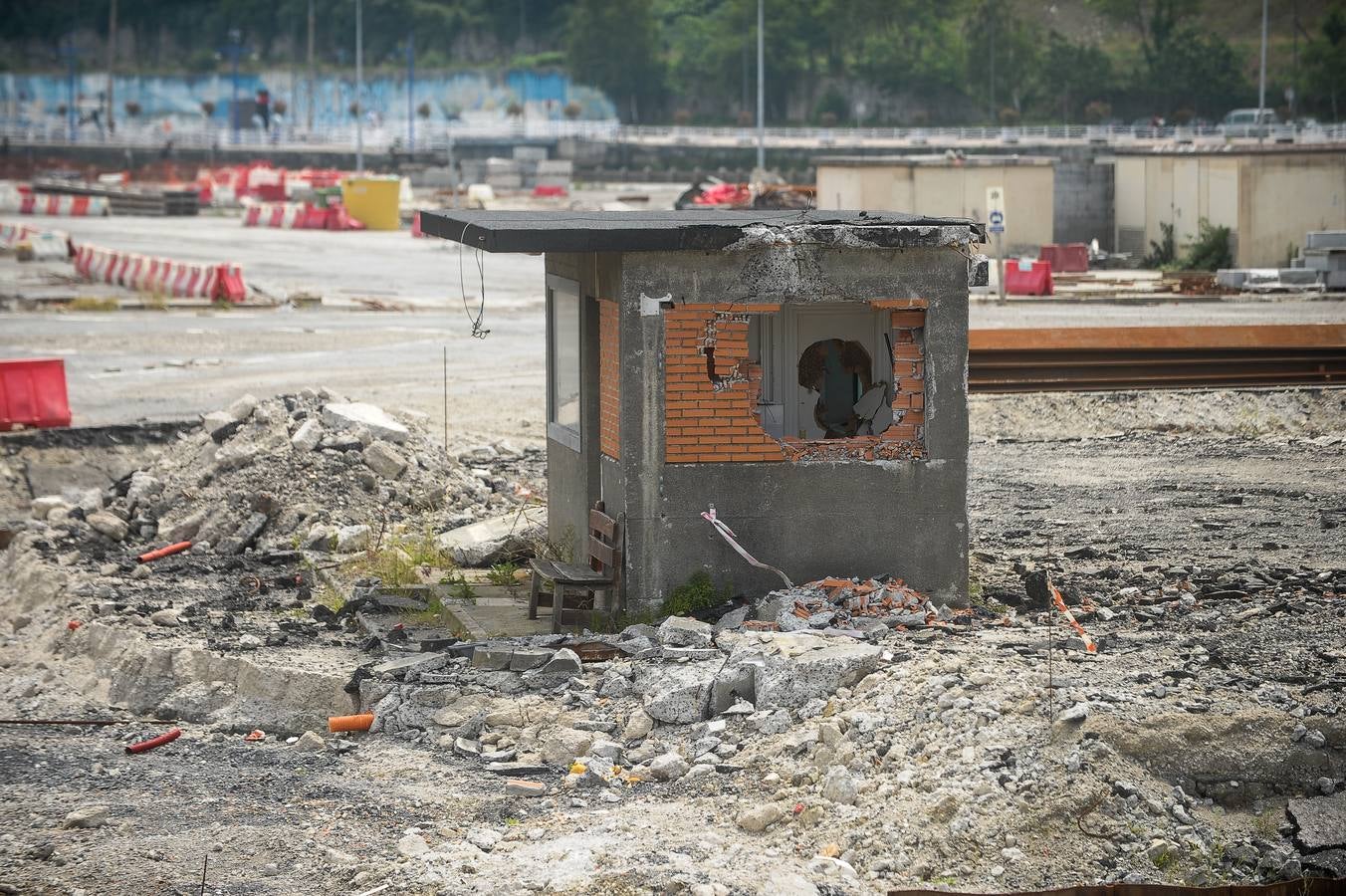 Así continúan las obras del Canal de Deusto