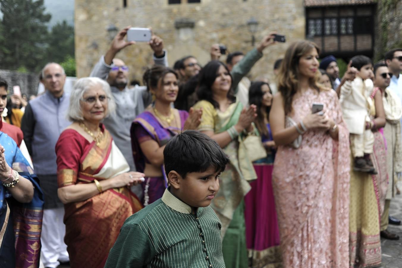 La gran boda hindú celebra su ceremonia